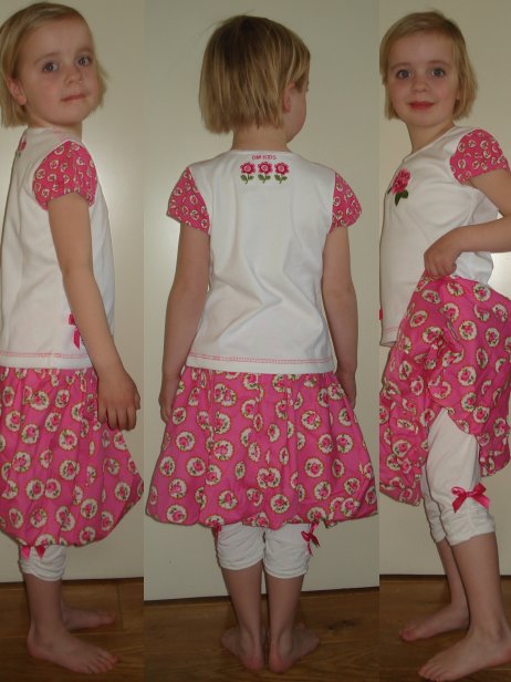Merel met rozenset